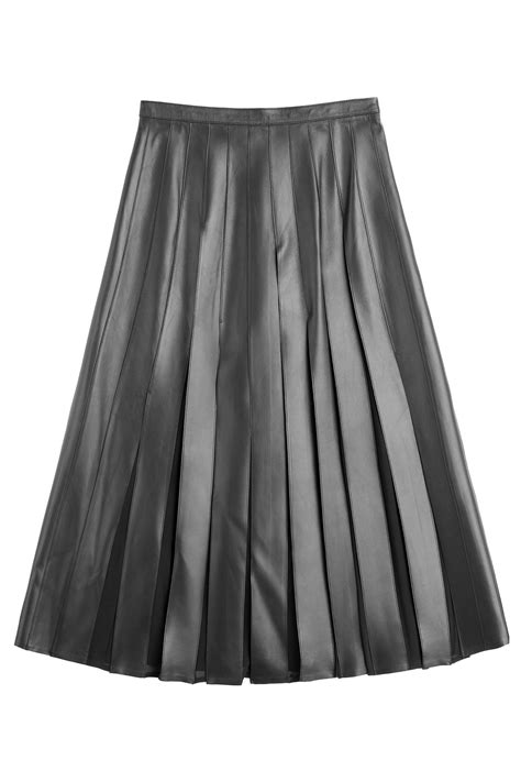 burberry london pleated leather skirt|burberry pleated girls skirts.